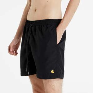 Pánské koupací šortky Carhartt WIP Chase Swim Trunks Black/ Gold