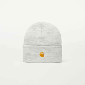 Kulich Carhartt WIP Chase Beanie Ash Heather/ Gold