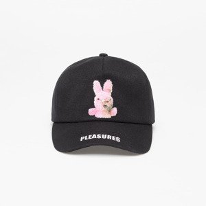 PLEASURES Bunny Snapback Black