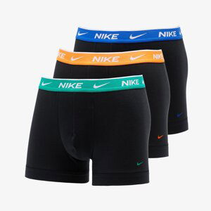 Boxerky Nike Dri-FIT Everyday Cotton Stretch Trunk 3-Pack Black M