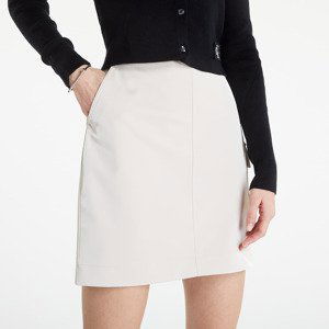 CALVIN KLEIN JEANS Liquid Coating Skirt Eggshell