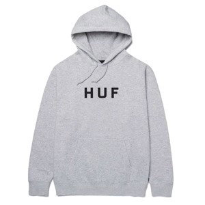 HUF Essentials OG Logo Hoodie Grey