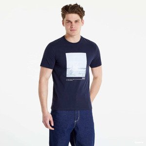 Ecoalf Glaciar Marino Para Hombre Tee navy