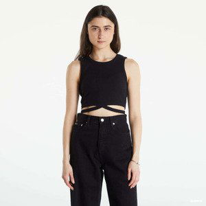 Noisy May Sleveless Tie Top Black