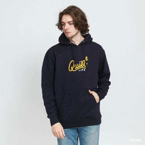 The Quiet Life City Logo Embroidered Hoodie navy