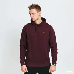 Lyle & Scott Pullover Hoodie tmavě vínová