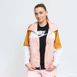 Columbia Windbreaker Pink/ Light Brown/ White