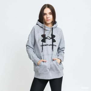 Mikina Under Armour W Rival Fleece Logo Hoodie melange šedá S