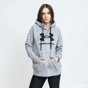 Mikina Under Armour W Rival Fleece Logo Hoodie melange šedá M