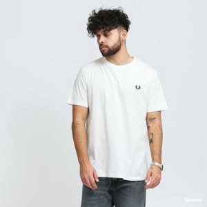 FRED PERRY Crew Neck Tee Snow White