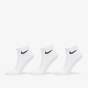 Nike Everyday Lightweight Training Ankle Socks 3-Pack White/ Black