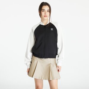 adidas Originals Adicolor Classics Trefoil Colleague Fleece Jacket Bomber Black