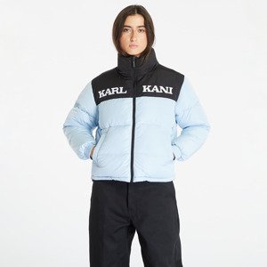 Karl Kani Retro Paisley Reversible Block Puffer Jacket Light Blue/ Black