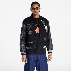 PLEASURES x N.E.R.D Varsity Bomber Jacket Black