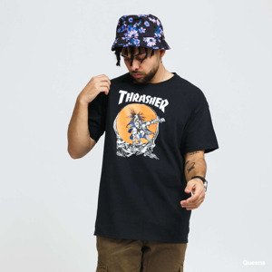 Thrasher Skate Outlaw Tee By Pushead Black