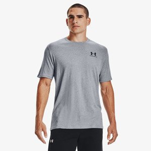 Tričko Under Armour Sportstyle Left Chest Short Sleeve T-Shirt Gray L