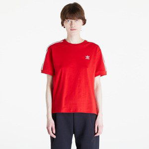 Tričko adidas 3 Stripe Tee Better Scarlet S