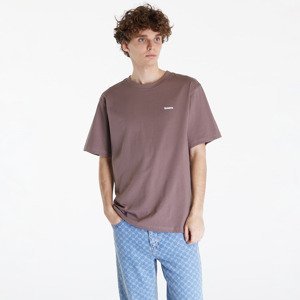 Queens Men's Essential T-Shirt With Contrast Print 3-Pack Mauve/ Sand/ Navy