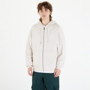 Mikina Daily Paper Circle Zip Hoodie Moonstruck Beige S