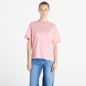 Tommy Jeans Relaxed New Linear Short Sleeve Tee Tickled Pink