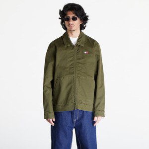 Tommy Jeans Regular Cotton Jacket Drab Olive Green