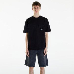 Calvin Klein Jeans Texture Pocket Short Sleeve T-Shirt CK Black