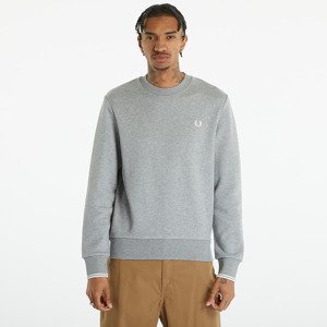 Mikina FRED PERRY Crew Neck Sweatshirt Steel Marl XXL