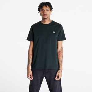 FRED PERRY Crew Neck T-Shirt Night Green/ Snow White