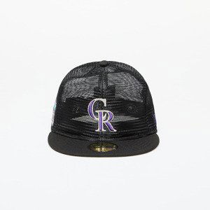New Era Colorado Rockies Mesh Patch 59FIFTY Fitted Cap Black