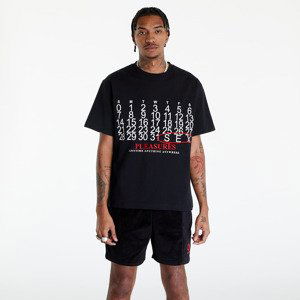 PLEASURES Calendar Heavyweight T-Shirt Black