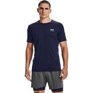 Under Armour Hg Armour Fitted Ss Midnight Navy