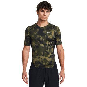 Tričko Under Armour Hg Armour Printed Ss Marine Od Green 390 M