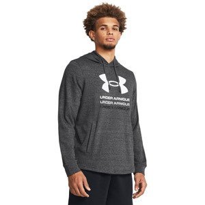 Under Armour Rival Terry Graphic Hood Castlerock 025