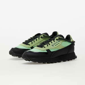 Reebok x Pleasures Classic Leather Neon Mint/ Core Black/ Core Black