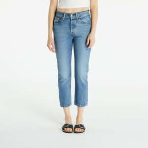 Dámské jeans Levi's ® 501® Crop Jeans Medium Indigo Worn In - Blue