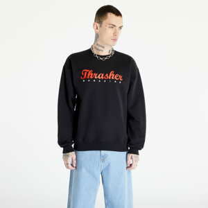 Mikina Thrasher Script Crewneck Black