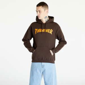 Mikina Thrasher Burn It Down Hoodie Dark Chocolate