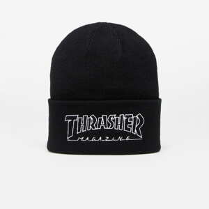 Kulich Thrasher Outlined Logo Beanie Black