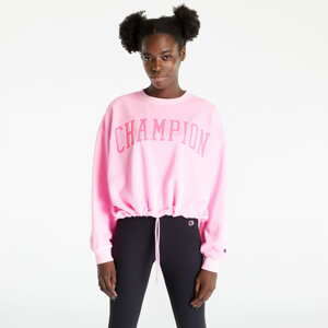 Dámská mikina Champion Crewneck Croptop Sweatshirt Pink