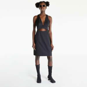 Šaty CALVIN KLEIN JEANS Open Back Strap Utility Dress Black