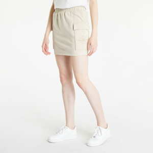 Sukně CALVIN KLEIN JEANS Embroidered Monologo Straight Skirt Beige