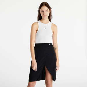 Dámské tílko CALVIN KLEIN JEANS Micro Monologo Racer Top Bright White