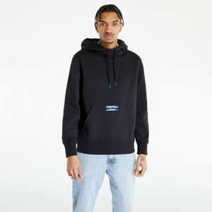 Mikina CALVIN KLEIN JEANS Transparent Stripe Hoodie Black