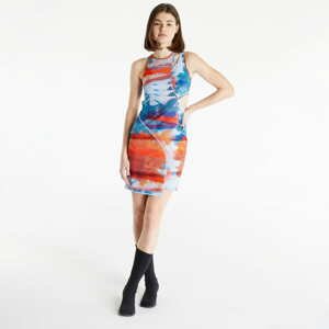 Šaty CALVIN KLEIN JEANS Wrapping Cut Out Dress Multicolour
