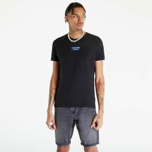 Tričko s krátkým rukávem CALVIN KLEIN JEANS Transparent Stripe S/S T-Shirt Black