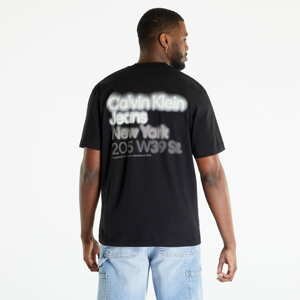 Pánské tričko CALVIN KLEIN JEANS Blurred Colored S/S T-Shirt Black