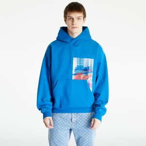 Mikina CALVIN KLEIN JEANS Motion Floral Graphic Hoodie Blue