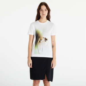 Dámské tričko CALVIN KLEIN JEANS Floral Photoprint Tee Bright White