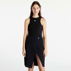 Dámské tílko CALVIN KLEIN JEANS Micro Monologo Racer Top Black