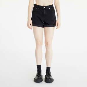 Džínové šortky CALVIN KLEIN JEANS Mid Rise Shorts Denim Black